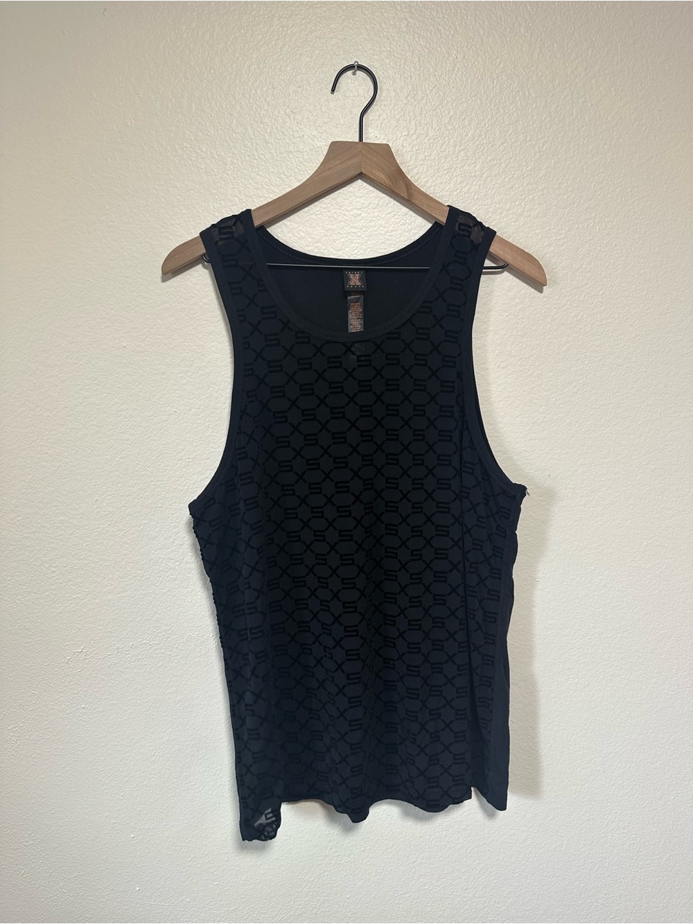 🖤Savage X Fenty Black Velvet Textured Scoop Neck Tank